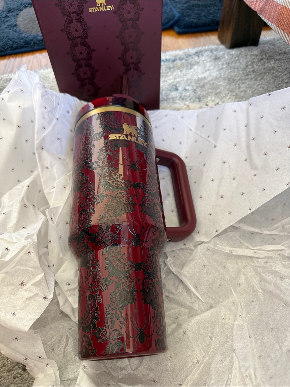 Stanley Burgundy lace 40 oz halloween 2026